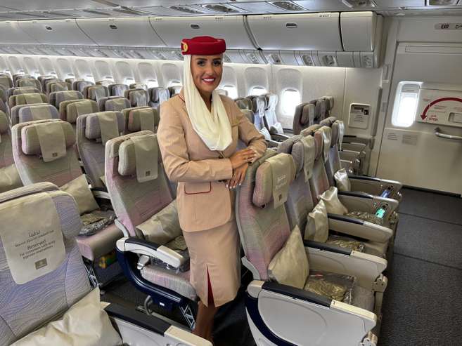 En fotos: así es la experiencia Emirates, la aerolínea que aterrizó en Colombia