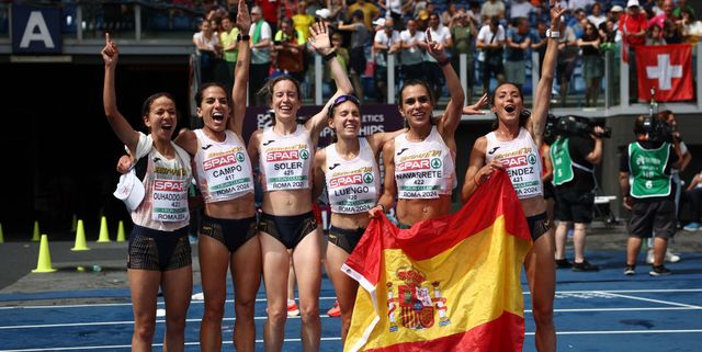 espana-gana-el-bronce-femenino-por-equipos-en-la-media-maraton-del-europeo-de-roma…-¡por-solo-un-segundo!