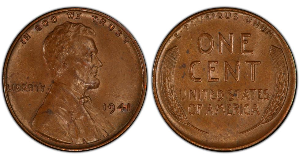 ¿Cuánto vale la moneda de 1 centavo de 1941?