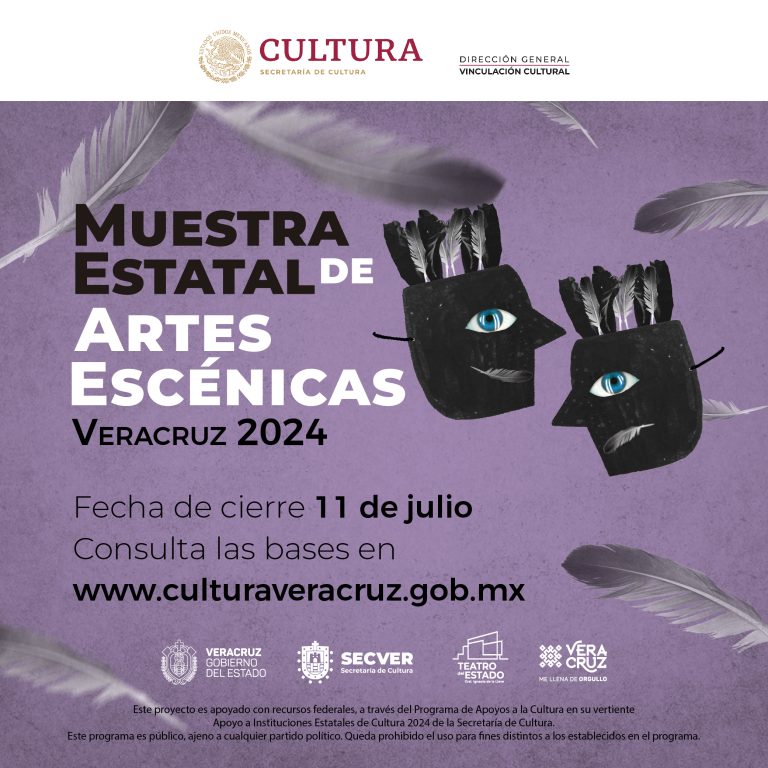 Convocan a participar en Muestra Estatal de Artes Escénicas Veracruz 2024 | MÁSNOTICIAS