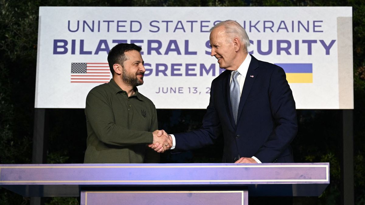 Joe Biden promete un apoyo de 10 años a Ucrania, pero Donald Trump lo podría desechar