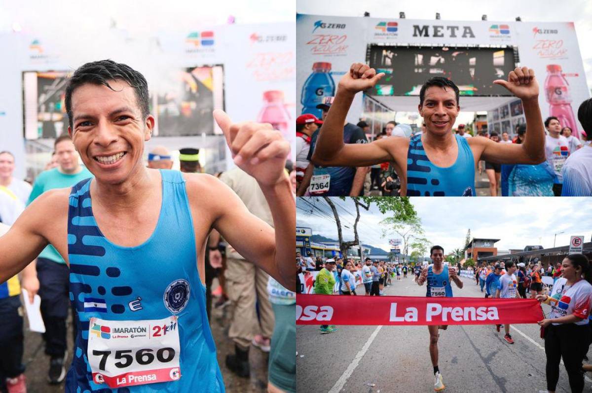 ¡Tenemos campeón! Salvadoreño Benjamín Jiménez conquista la 48 Maratón La Prensa