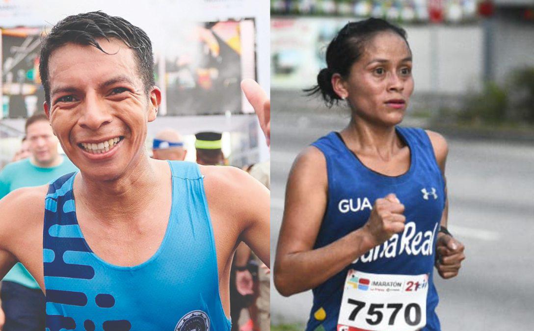 Un salvadoreño y una chapina conquistan la 48 Maratón de LA PRENSA