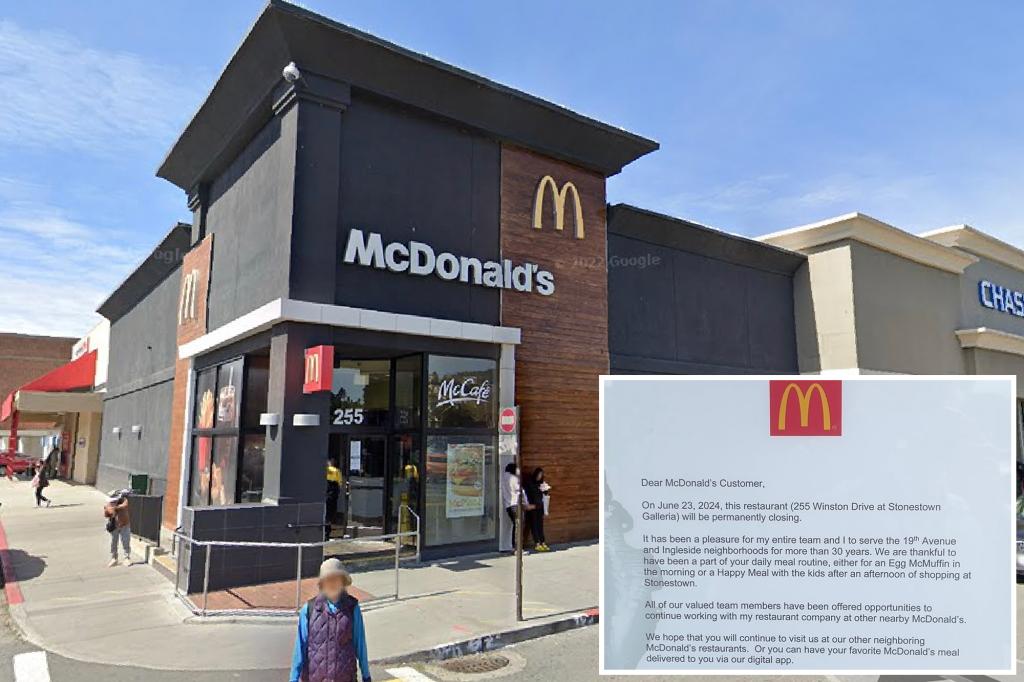 san-francisco-mcdonald’s-shutters-after-30-years-in-latest-casualty-of-$20-minimum-wage:-‘gut-wrenching’