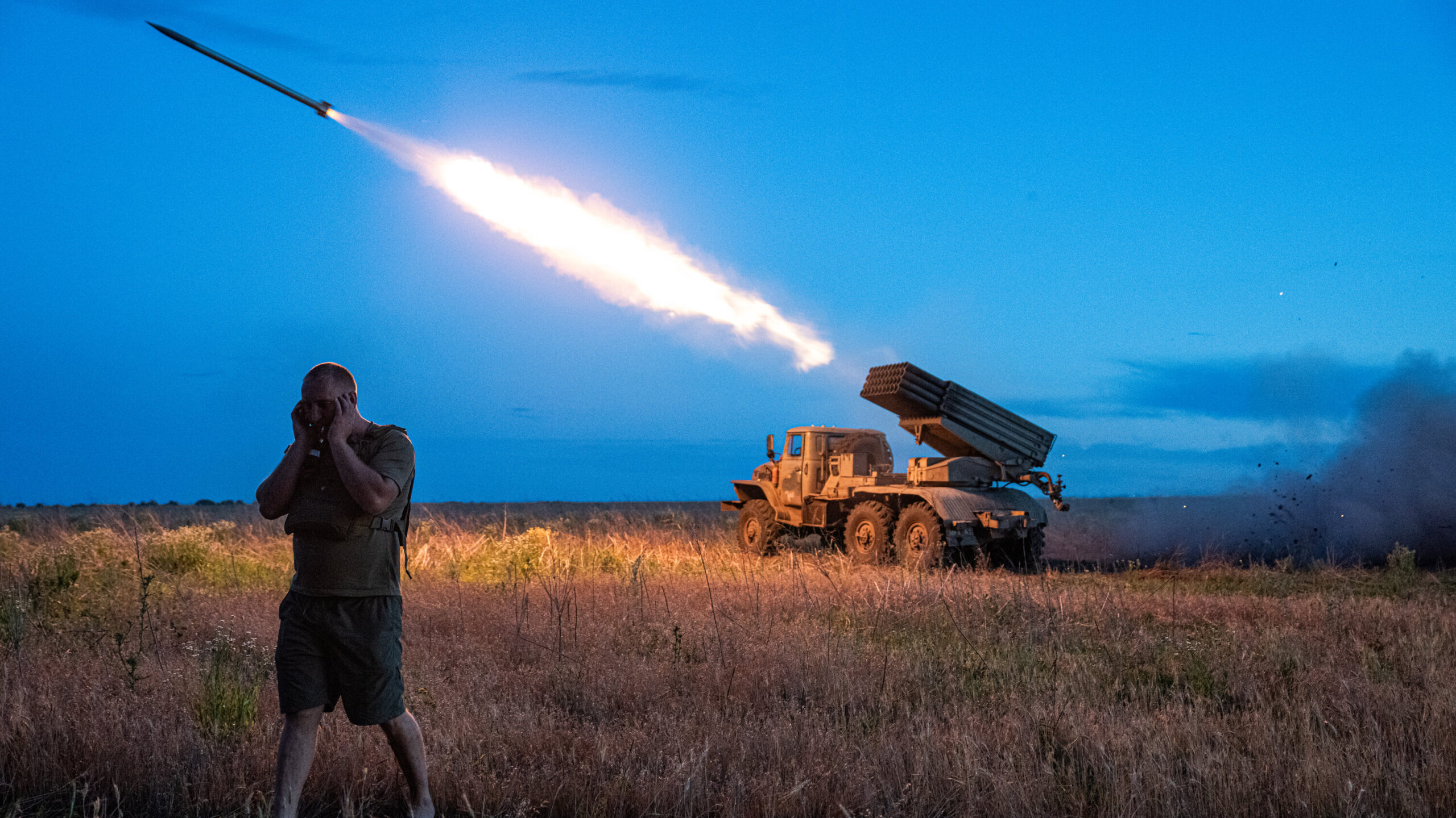 Caos y vehículos todoterreno rusos en el este de Ucrania
