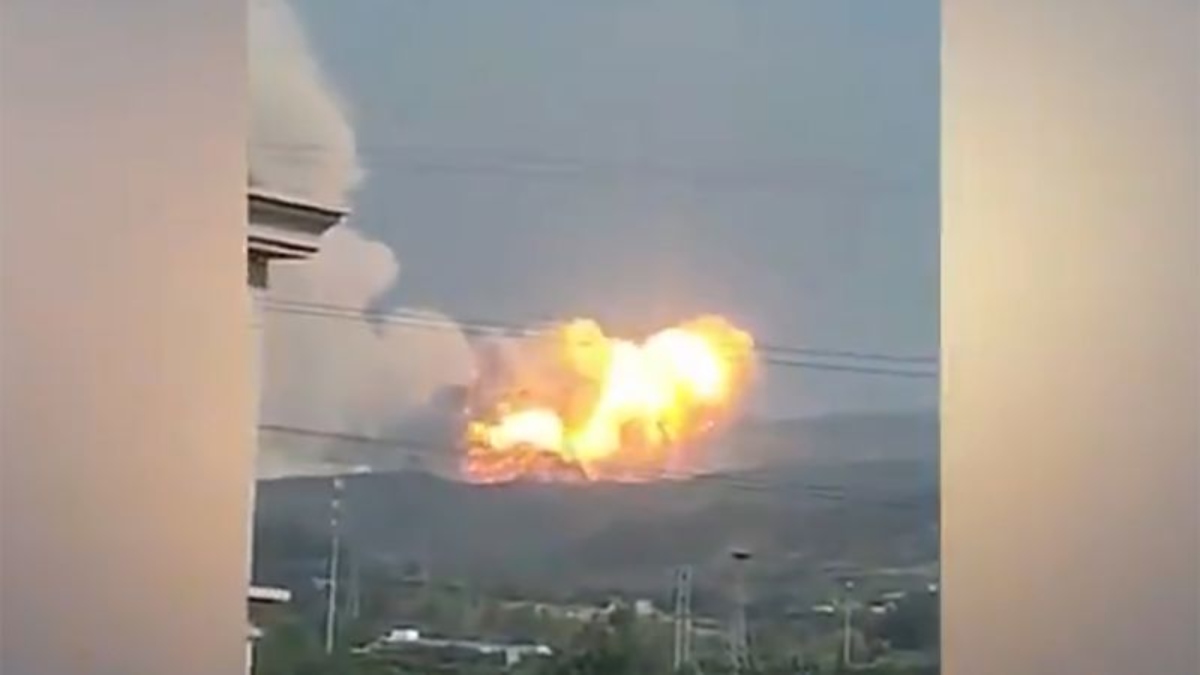 Un cohete chino se estrella tras un lanzamiento accidental durante una prueba en tierra