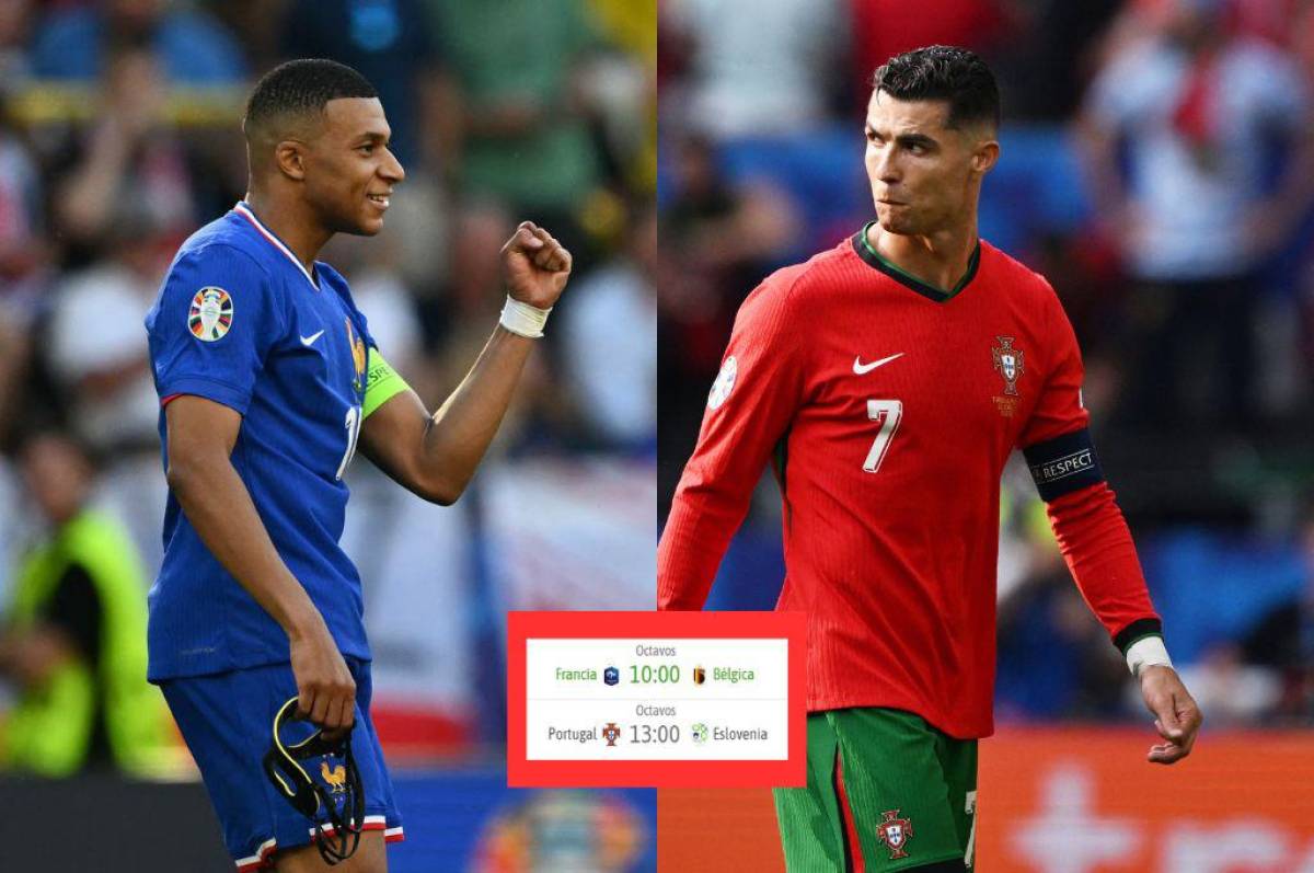 Cristiano Ronaldo y Mbappé juegan: Estos son los partidos del lunes 1 de julio de la Eurocopa 2024