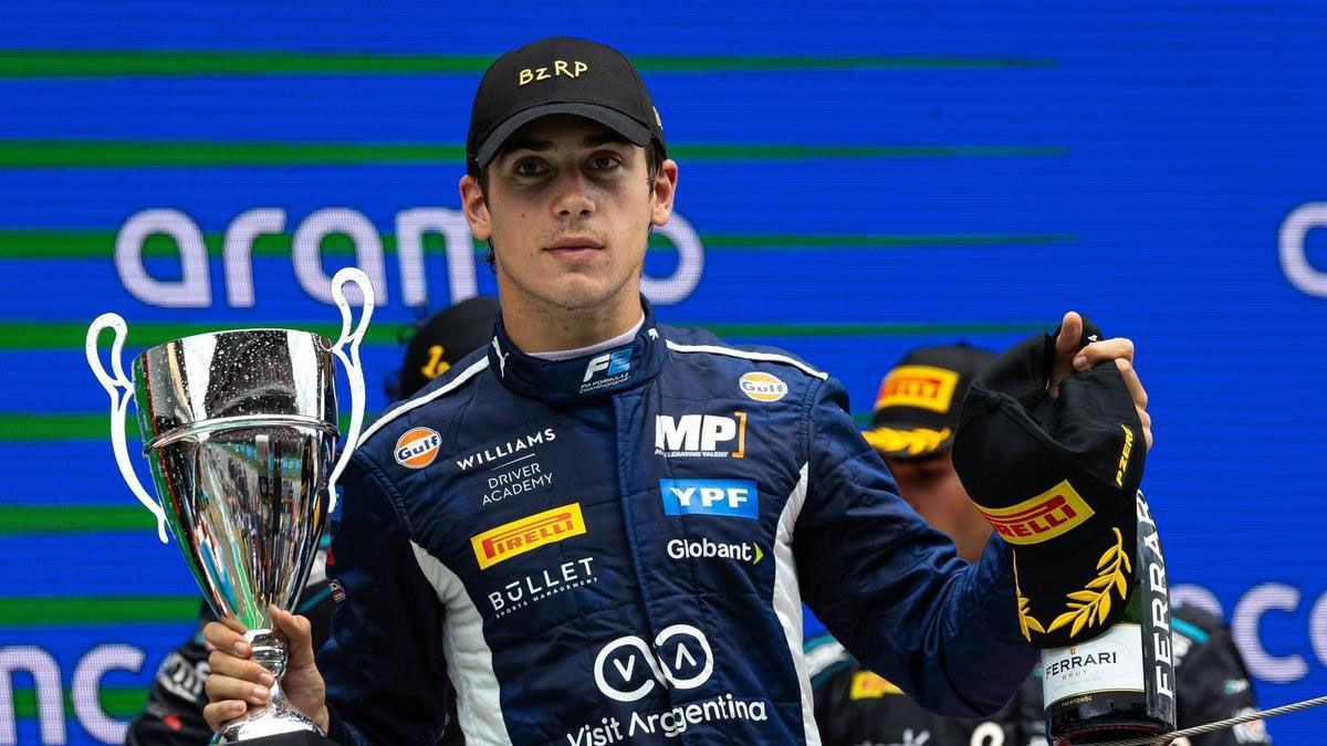 Franco Colapinto llegó a la Fórmula 1: el argentino será piloto de pruebas