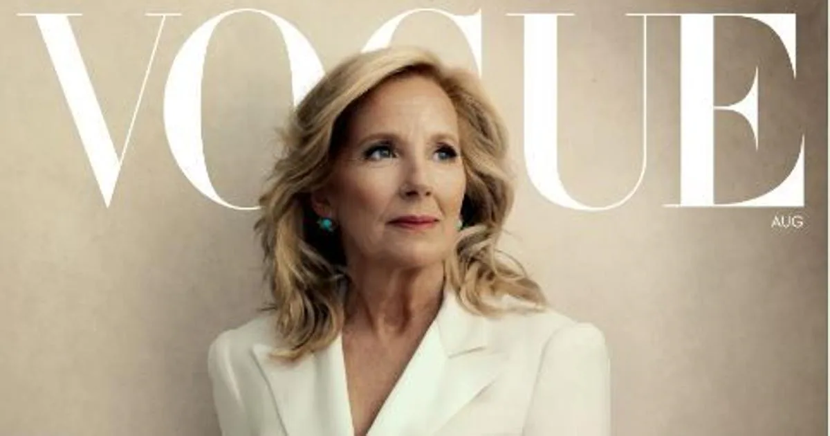 Jill Biden, al rescate de la campaña de su marido en la portada de 'Vogue': «Seguiremos luchando»