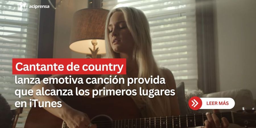 Cantante lanza emotiva canción provida que alcanza los primeros lugares en iTunes