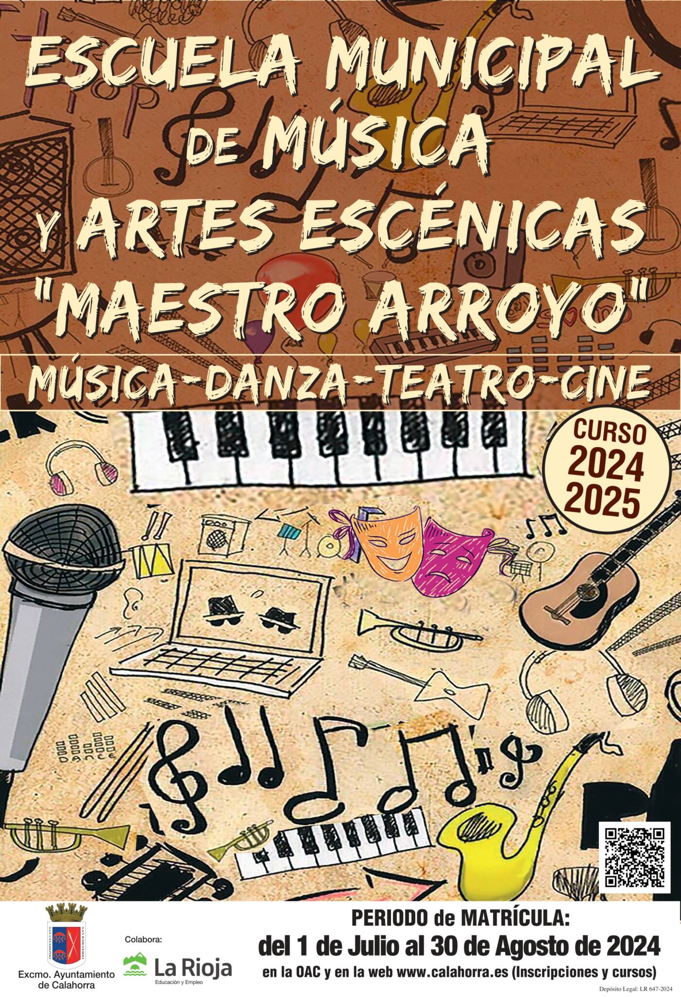 La Escuela Municipal de Música y Artes Escénicas ‘Maestro Arroyo’ oferta música, teatro, danza, canto, cine y 23 instrumentos – Ayuntamiento de Calahorra