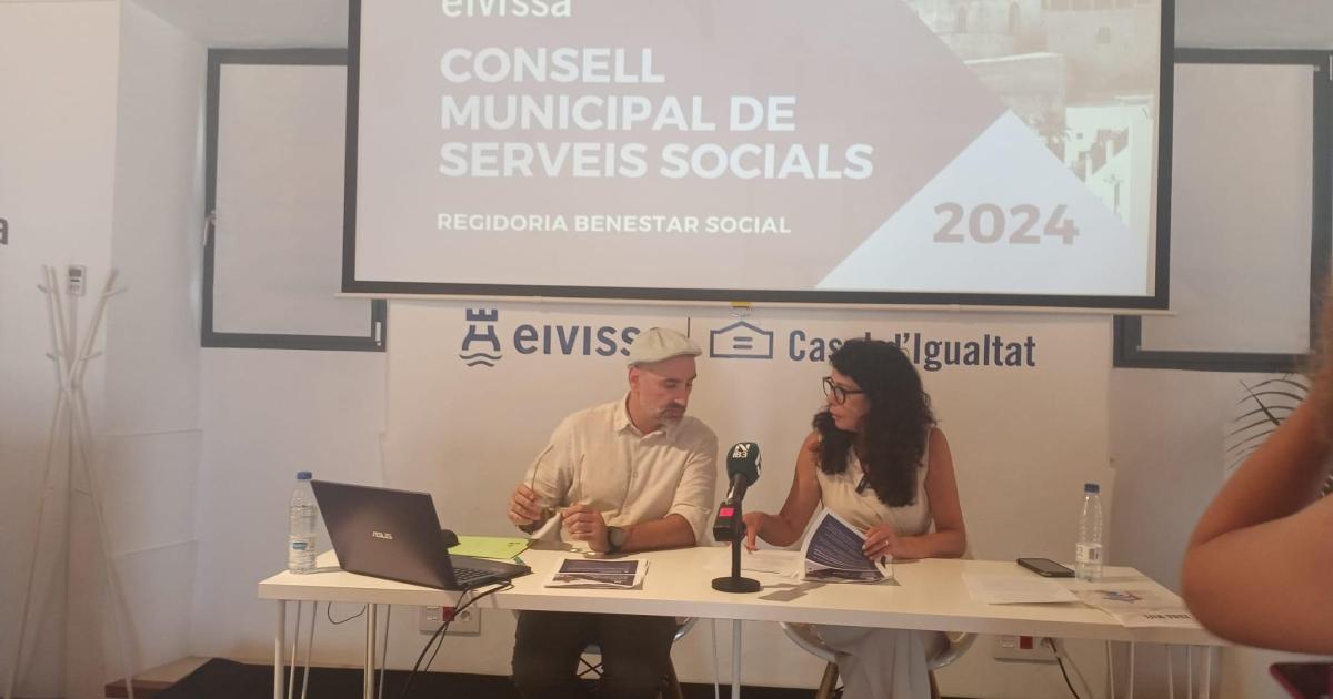 La concejalía de Bienestar Social del Ayuntamiento de Ibiza atendieron a 2.638 personas en 2023
