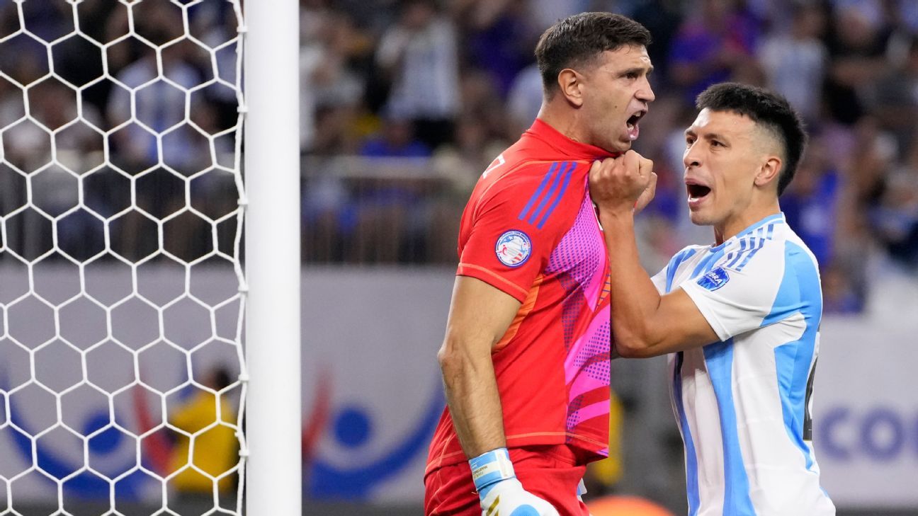 Por el Dibu Martínez, Argentina le ganó a Ecuador en los penales y es semifinalista de la Copa América