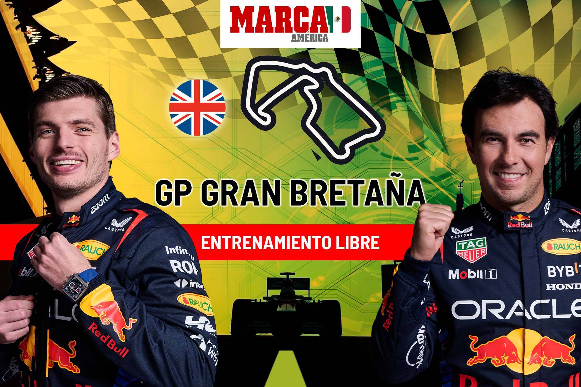 Prácticas Libres 2 F1 hoy EN VIVO: Checo Pérez en GP Gran Bretaña 2024 | Marca