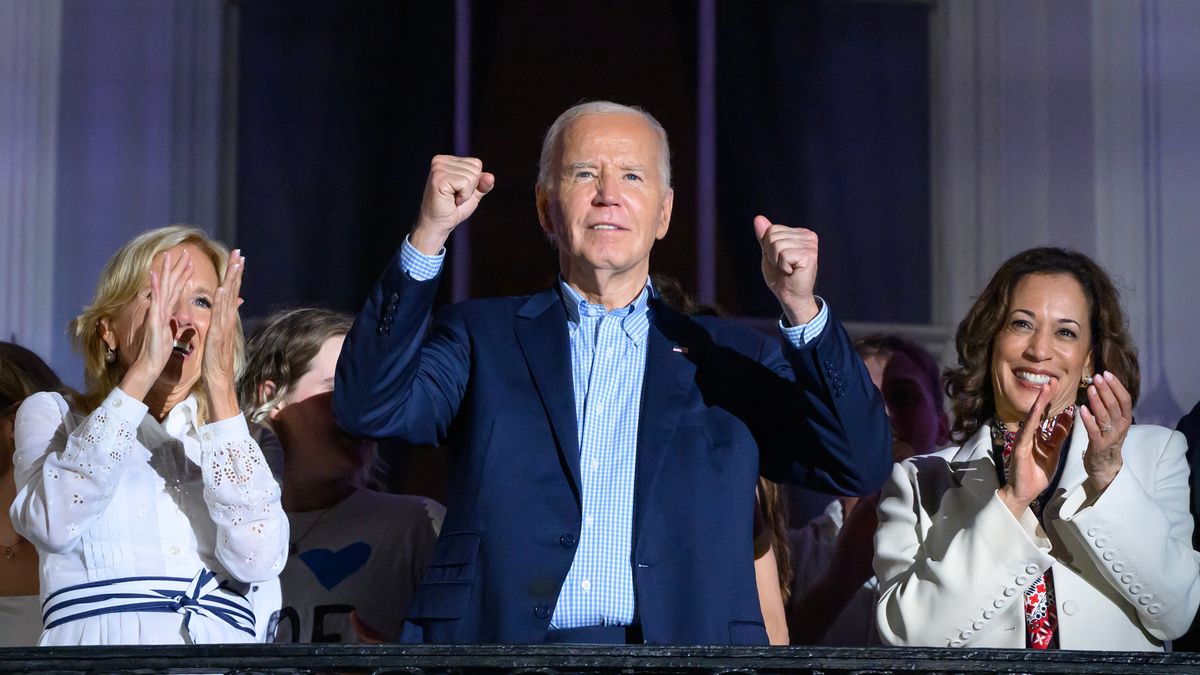 Joe Biden en los festejos del 4 de Julio: “Quiero decir que no me voy a ninguna parte”