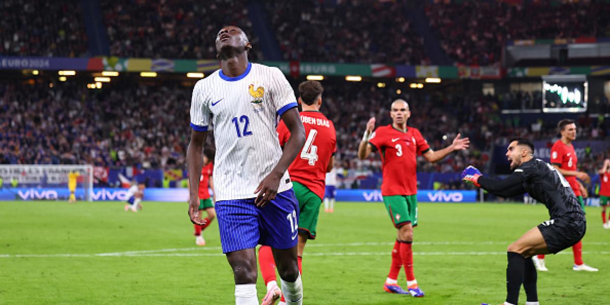 Euro 2024 – Francia vs Portugal | Kolo Muani vuelve a fallar un increíble mano a mano idéntico a la final del Mundial de Qatar