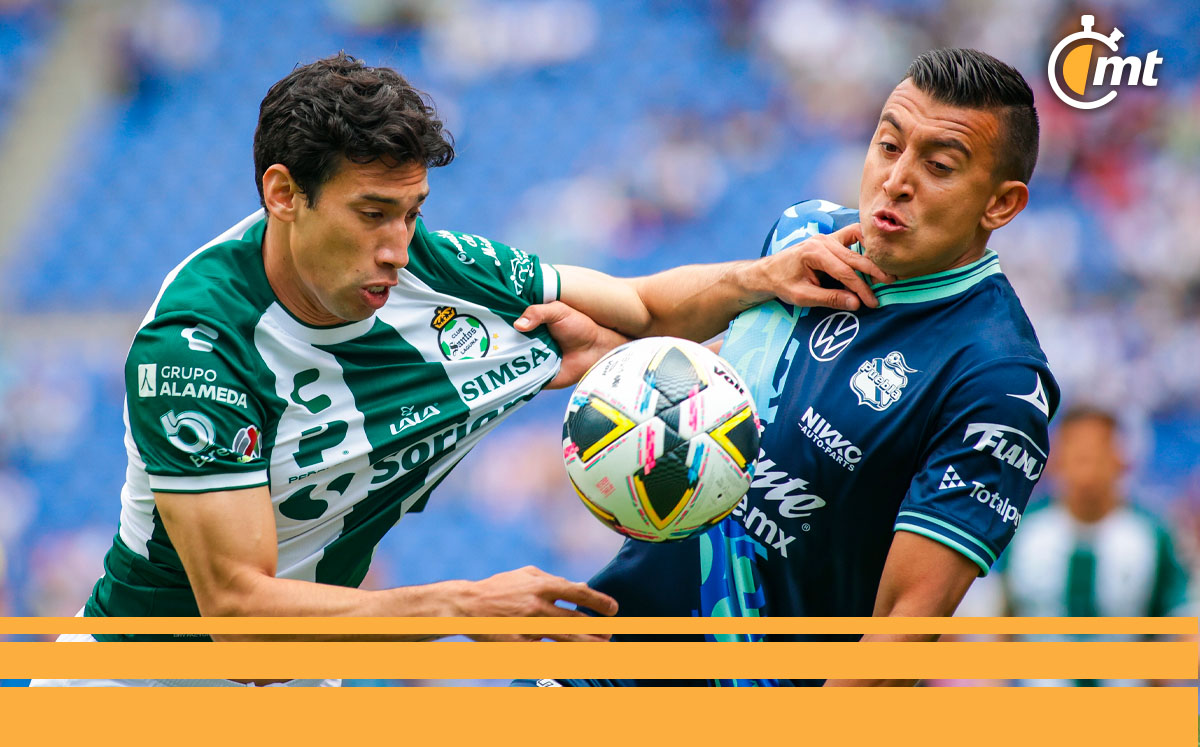 Resumen del partido Puebla vs Santos (1-0). GOLES