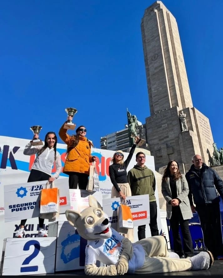 La marplatense Nair Dianes brilló en el maratón de Rosario