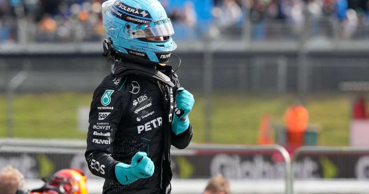 Fórmula Uno: Russell saldrá primero en Silverstone; Verstappen fue cuarto