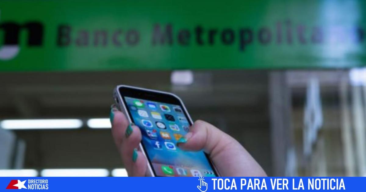 Aviso del Banco Metropolitano sobre nueva aplicación móvil
