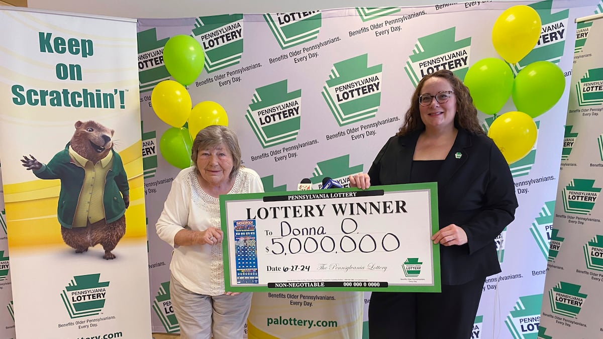 Bisabuela de 75 años gana jugoso premio de la lotería en Pensilvania