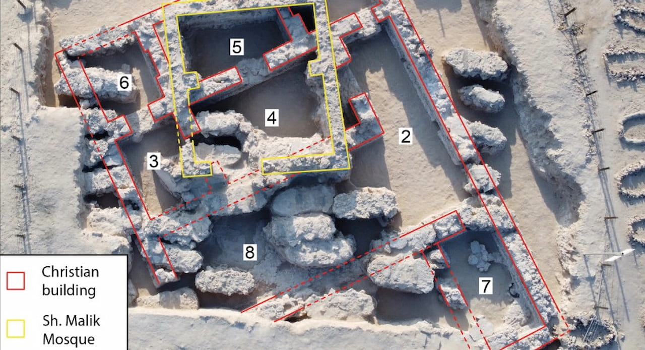 Descubren un edificio cristiano del siglo IV en Baréin, el más antiguo encontrado en el Golfo Pérsico