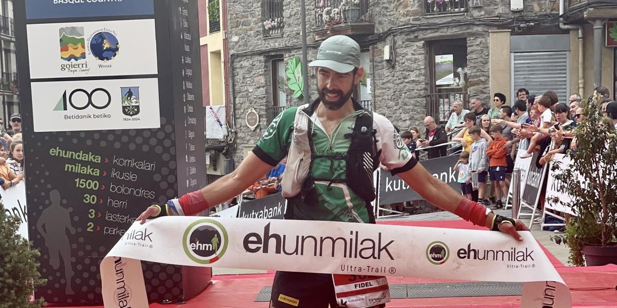 Gana las 100 millas de Ehunmilak tras ser diagnosticado de esclerosis