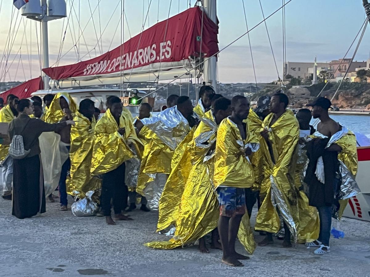 Lampedusa se reafirma como primer lugar de llegada de migrantes en el Mediterráneo central