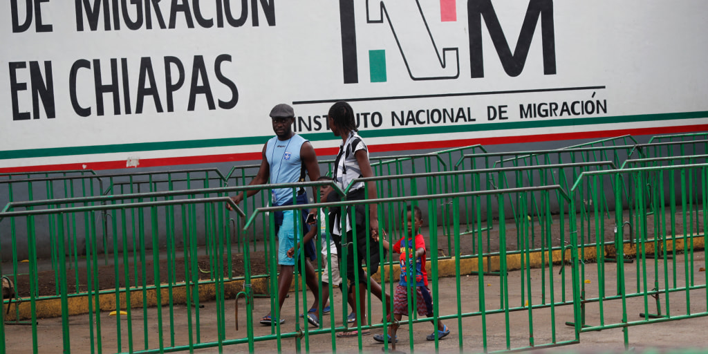 Caen las peticiones de refugio de los migrantes que cruzan la frontera sur de México
