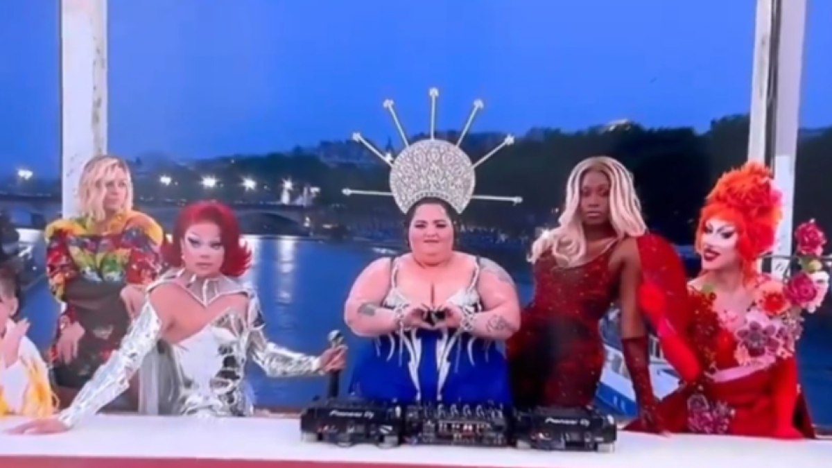 Juegos Olímpicos 2024: drag queens hacen una presentación artística de un cuadro titulado