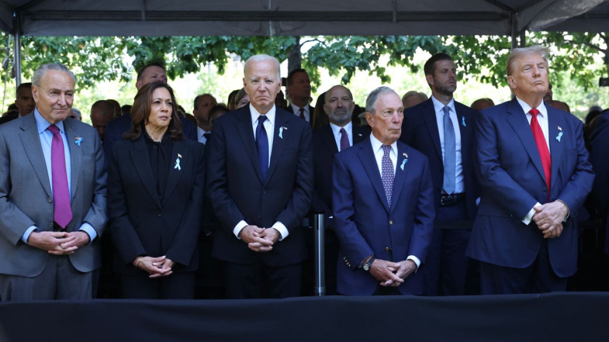 EEUU conmemora los ataques del 11 de septiembre con la participación de políticos en la ceremonia