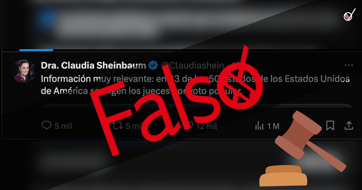 Falso que Estados Unidos elija a su poder judicial federal por voto popular.