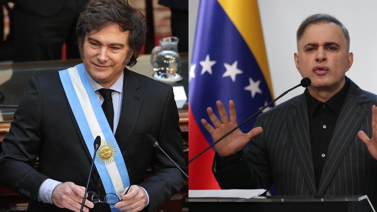 Fiscal del régimen de Maduro anunció que buscan tramitar una orden de captura contra el presidente de Argentina, Javier Milei | NTN24.COM