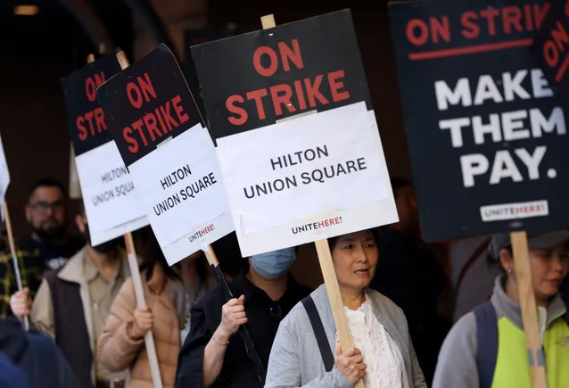 1,500-san-francisco-hotel-workers-walk-out