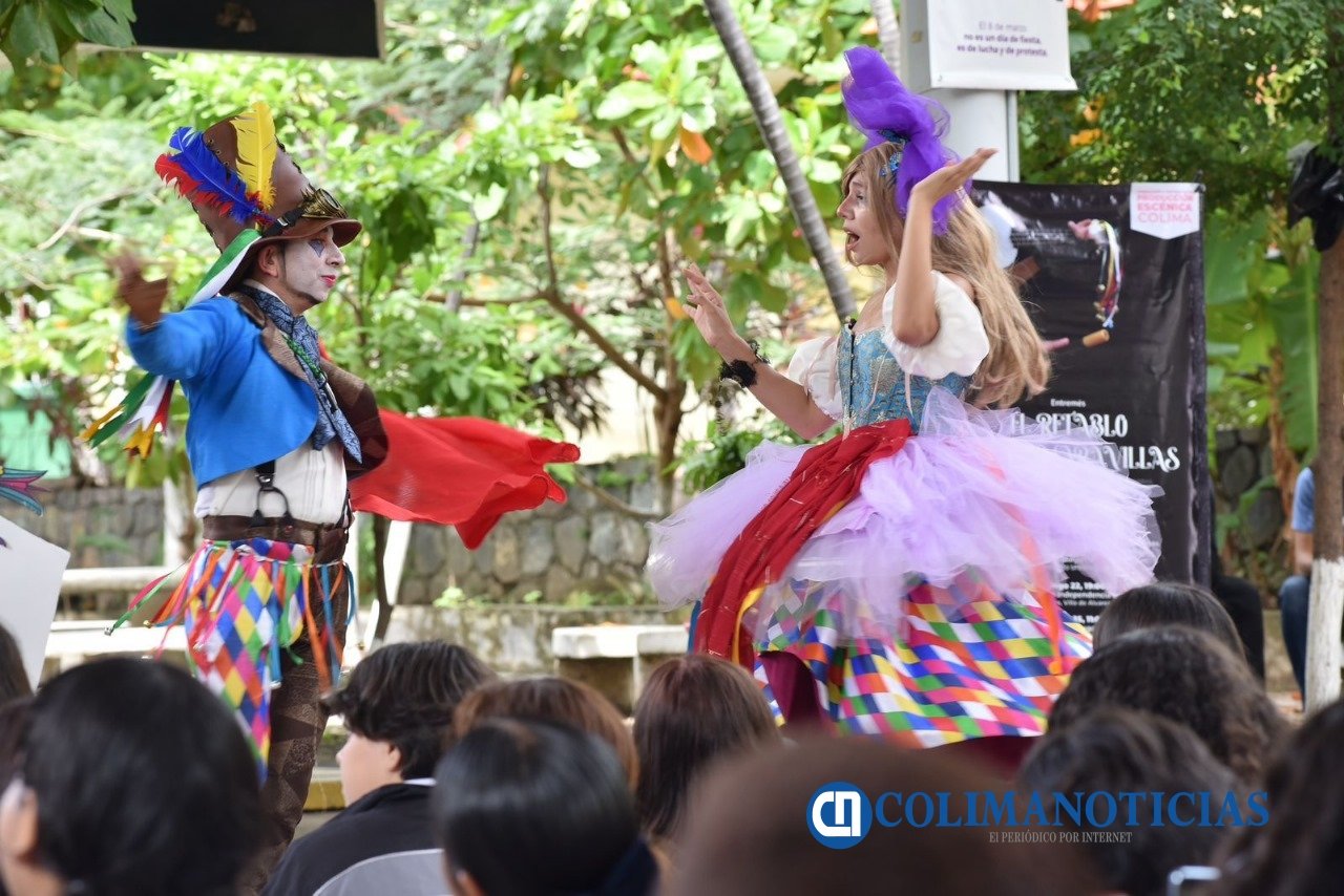 Cultura Colima sigue llevando las artes escénicas a escuelas del estado