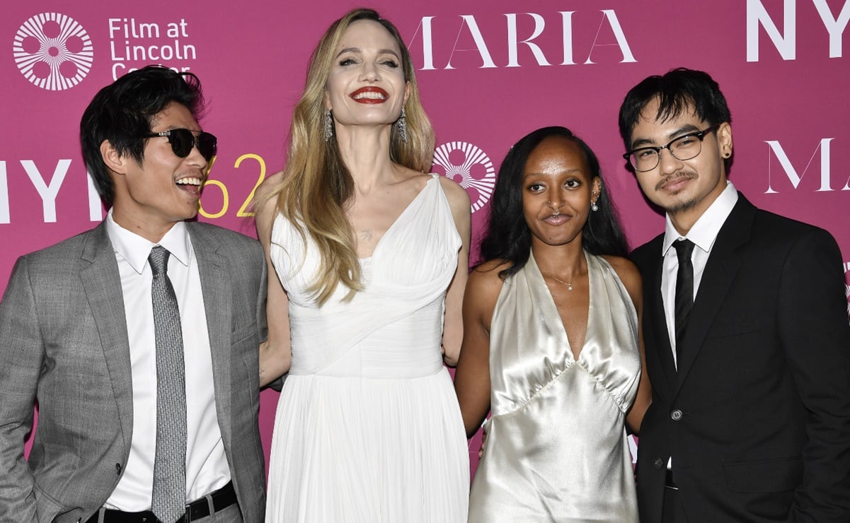 Angelina Jolie brilla en el Festival de Cine de Nueva York junto a sus hijos