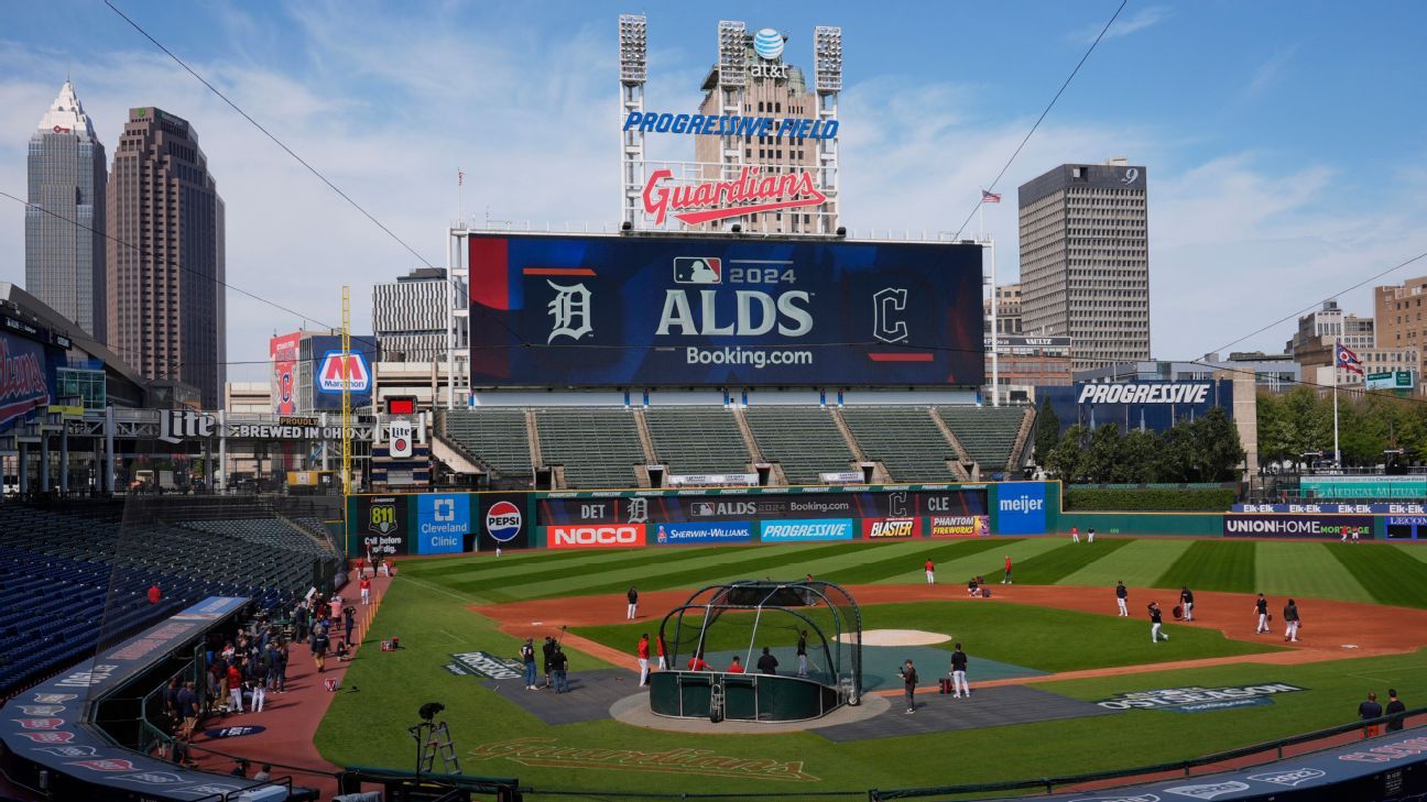 Tras 2,326 juegos entre sí, Guardians y Tigers chocan por 1ra vez en playoffs