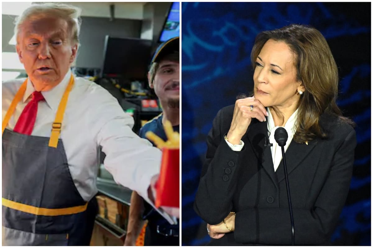 donald-trump-hizo-papas-fritas-en-un-mc-donald´s-de-pensilvania-y-desacredito-a-kamala-harris:-¿trabajo-alli?