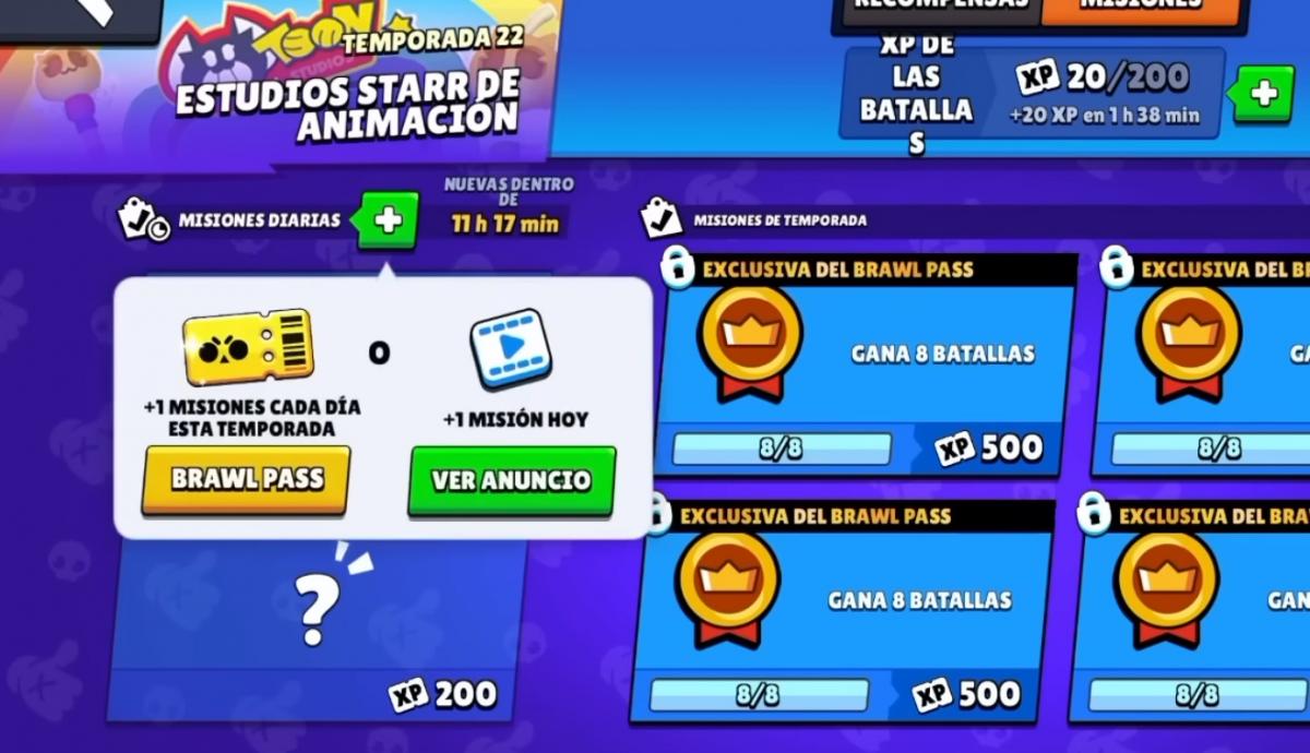 Brawl Stars cancela la idea de poder ver anuncios por recompensas