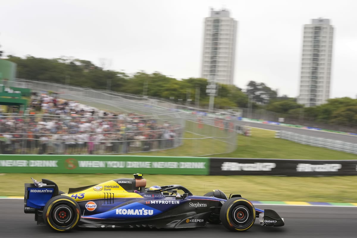 Franco Colapinto finalizó en el puesto 12 de la carrera sprint en Interlagos: el triunfo fue para Lando Norris