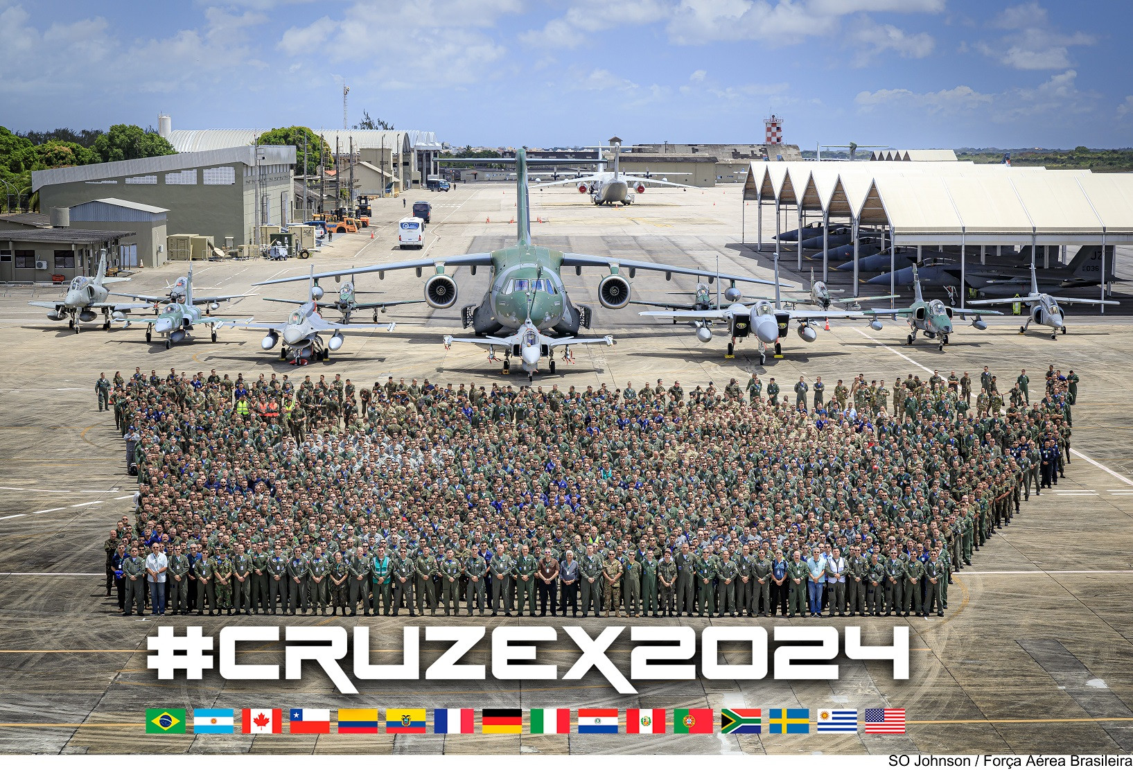 brasil-lanza-el-ejercicio-cruzex-2024-con-la-participacion-de-16-paises-y-mas-de-100-aeronaves