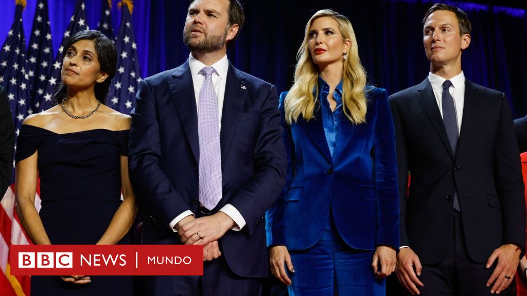 Trump: quién es quién entre las figuras que acompañaron al presidente electo la noche de su victoria electoral – BBC News Mundo