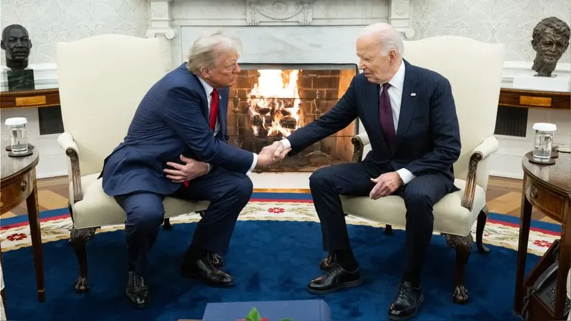 Donald Trump dice que la política “es dura” y agradece transición “fluida” a Joe Biden en encuentro en la Casa Blanca | RPP Noticias