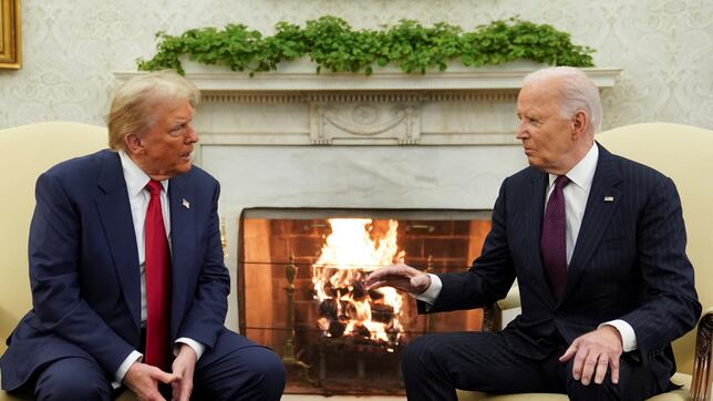 Así fue la reunión entre Donald Trump y Joe Biden en la Casa Blanca