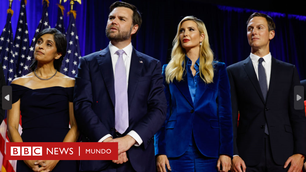 Trump: quién es quién entre las figuras que acompañaron al presidente electo la noche de su victoria electoral – BBC News Mundo