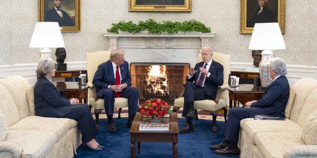 Estos son los pormenores del encuentro de Donald Trump y Joe Biden en la Casa Blanca