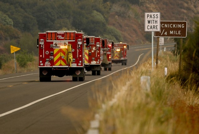 Fuertes vientos en California aumentarán el riesgo de incendios forestales