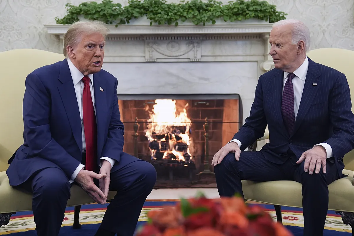 Trump agradece a Biden en el Despacho Oval que facilite la transicin de poderes, porque la poltica “es dura”