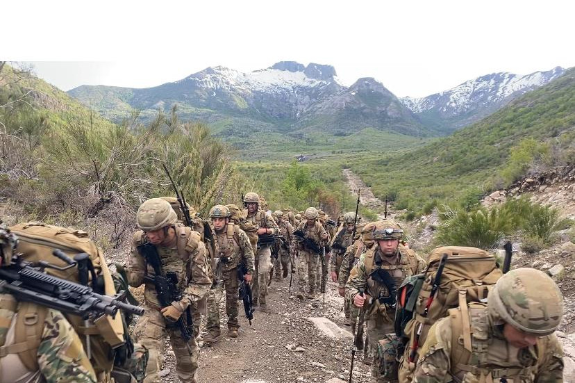 Las unidades de montaña del Ejército de Chile perfeccionan sus tácticas de combate en el ejercicio Mahuida 2024