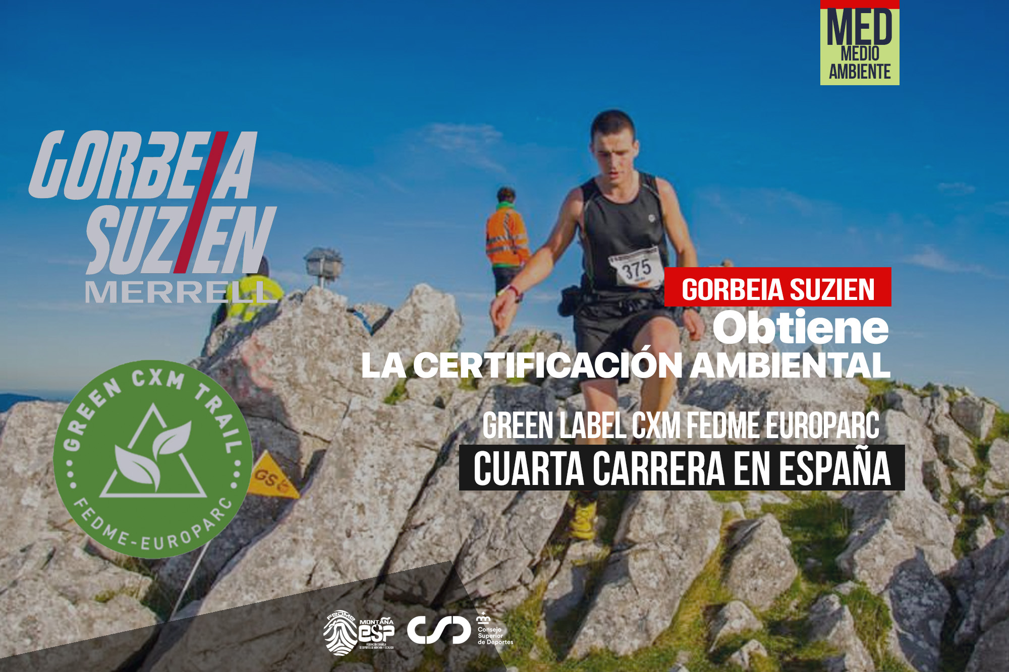 La Gorbeia Suzien obtiene la certificación ambiental “Green Label CXM FEDME EUROPARC” – FEDME